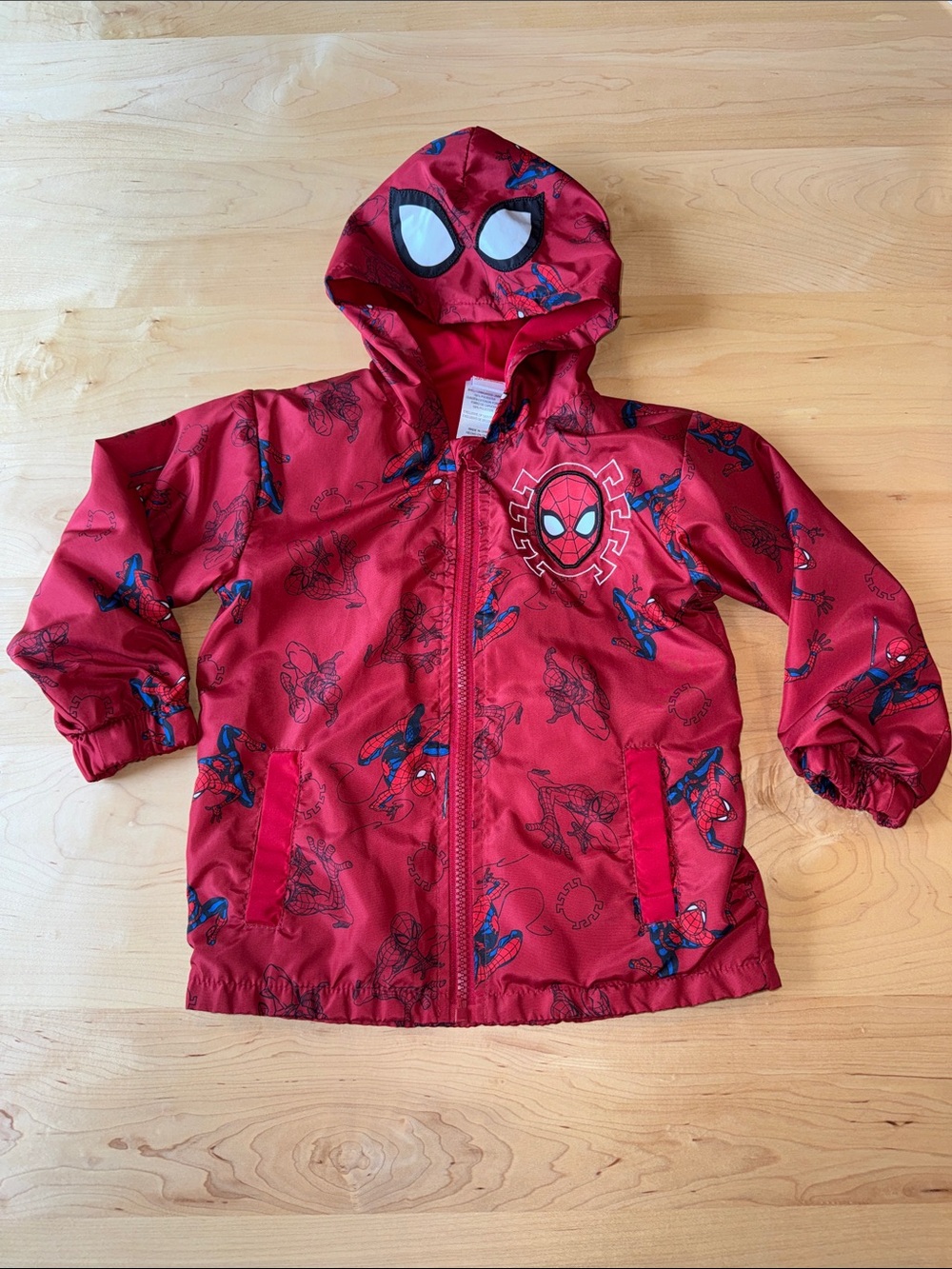 Marvel Red Spider-Man Hooded Raincoat